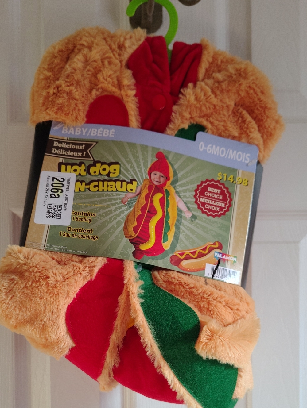 NWT Baby Hot Dog Costume  0-6M